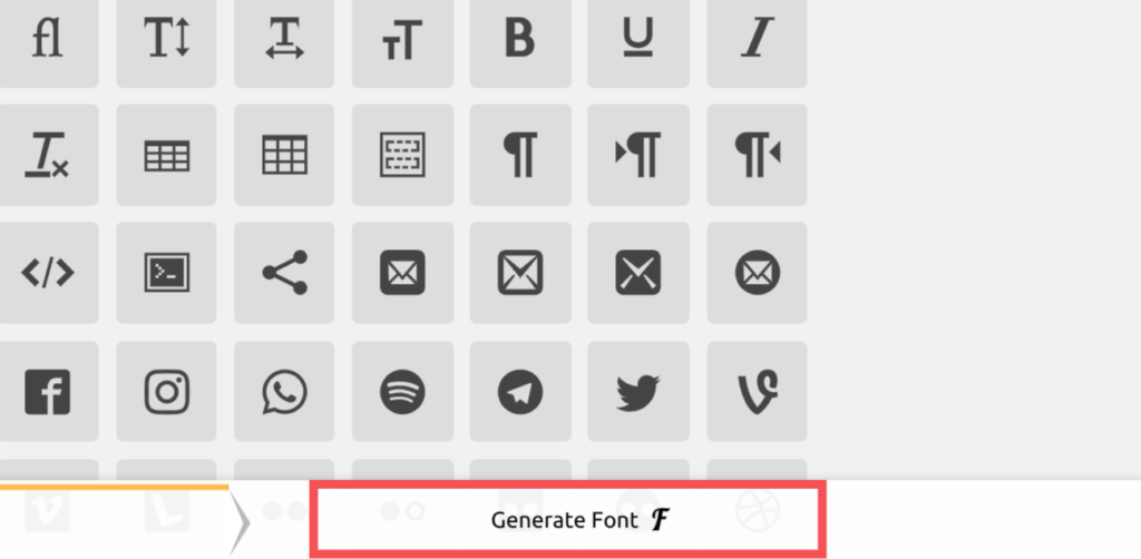 generate font